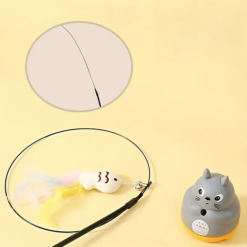 Interactive Cat Wand – Durable, Interactive Cat Toy for Active Play