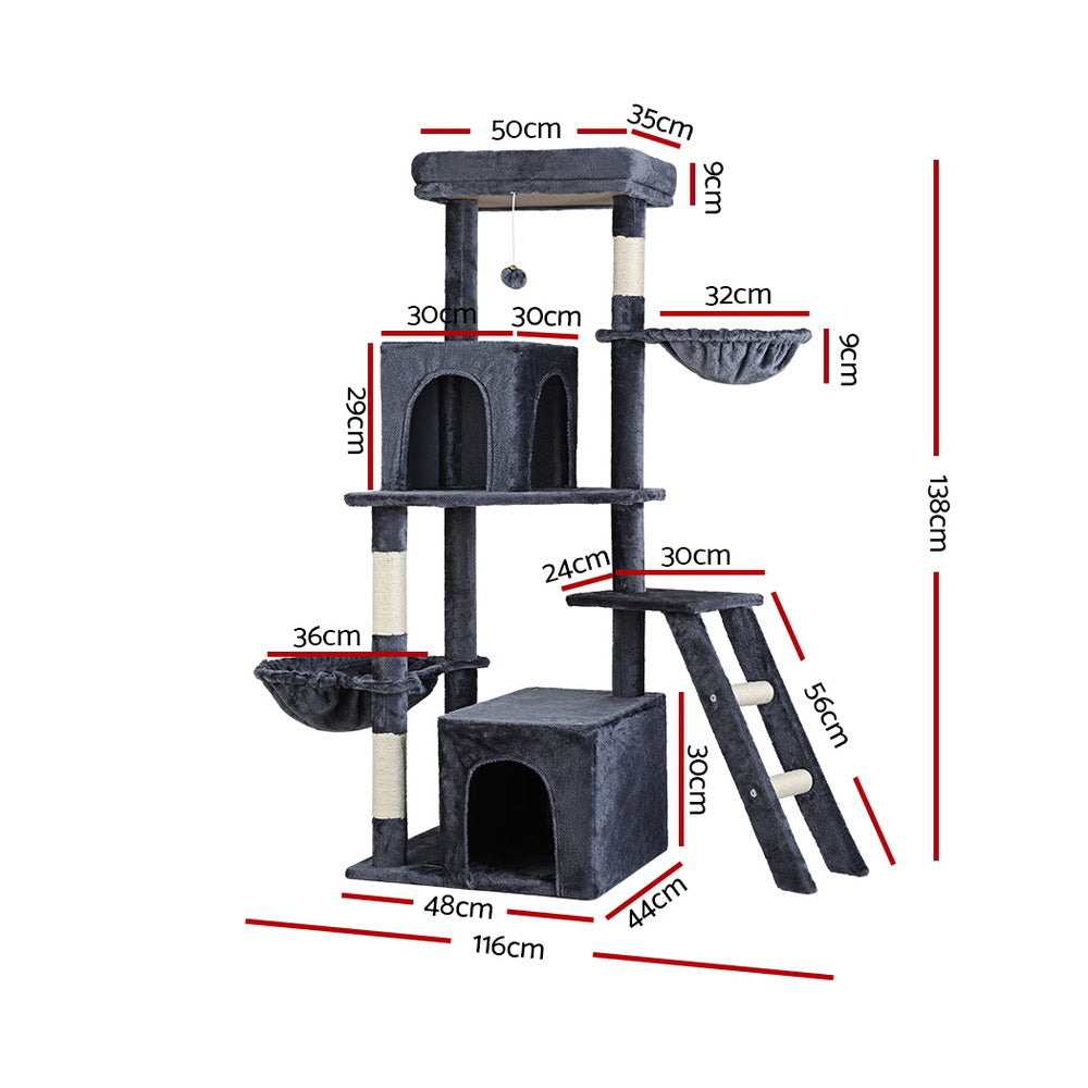 Grey Cat Tree Dimensions