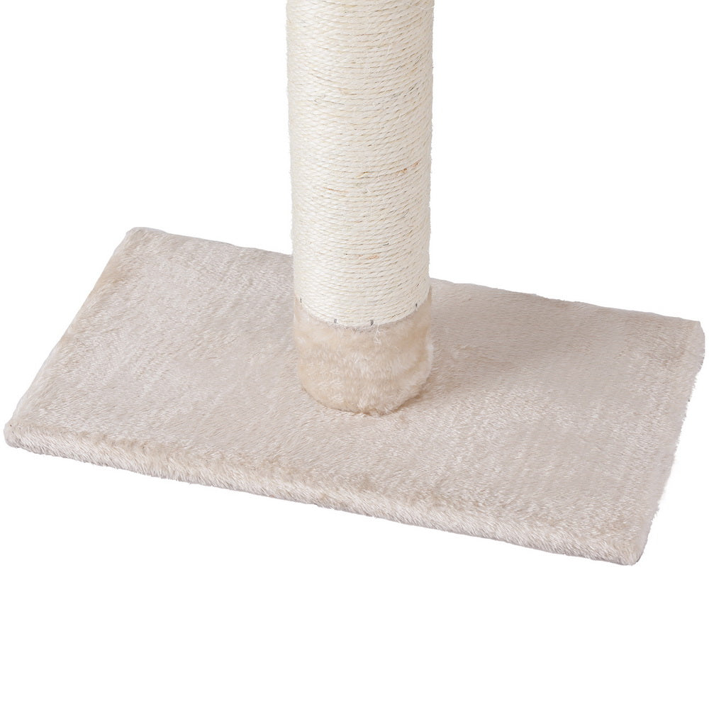 Large Scratching Post (White) - 290cm Floor To Ceiling Scratching Tower